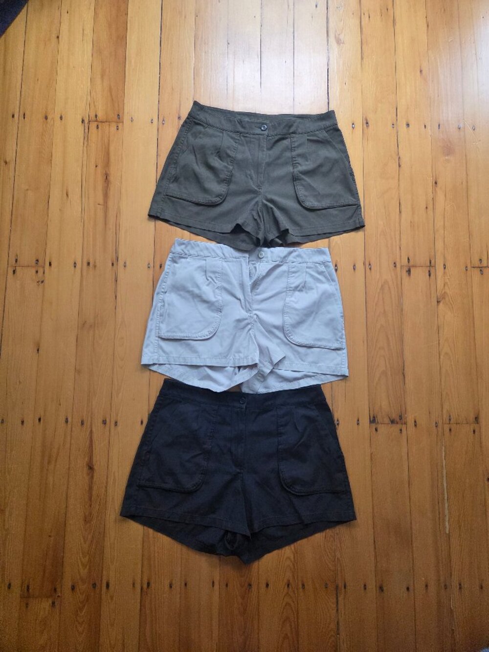 3 pairs women's lululemon shorts (size 8)